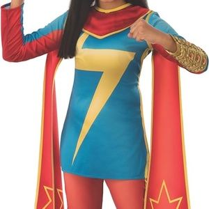 Marvel Rising Ms Marvel Girls Halloween Costume Size Small 4-6